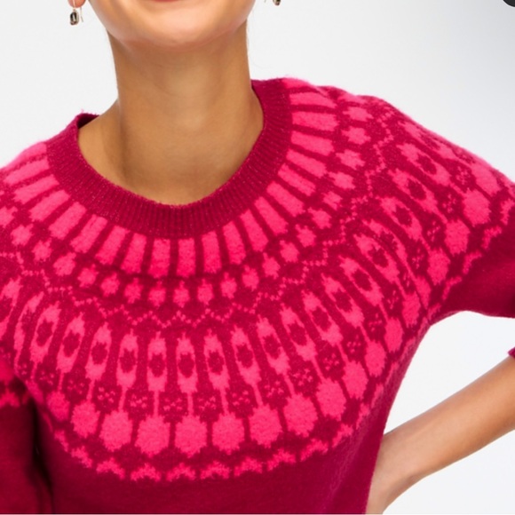 J. Crew pink extra soft knit sweater size XS - Picture 2 of 7